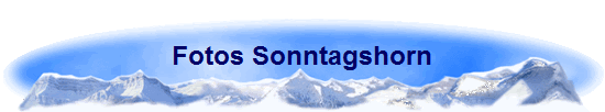 Fotos Sonntagshorn