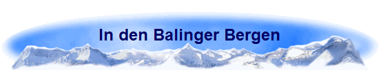 In den Balinger Bergen