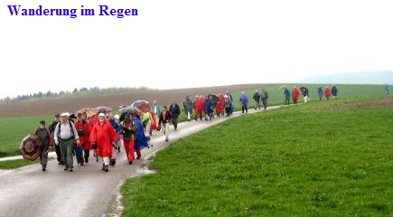 Regenwanderung